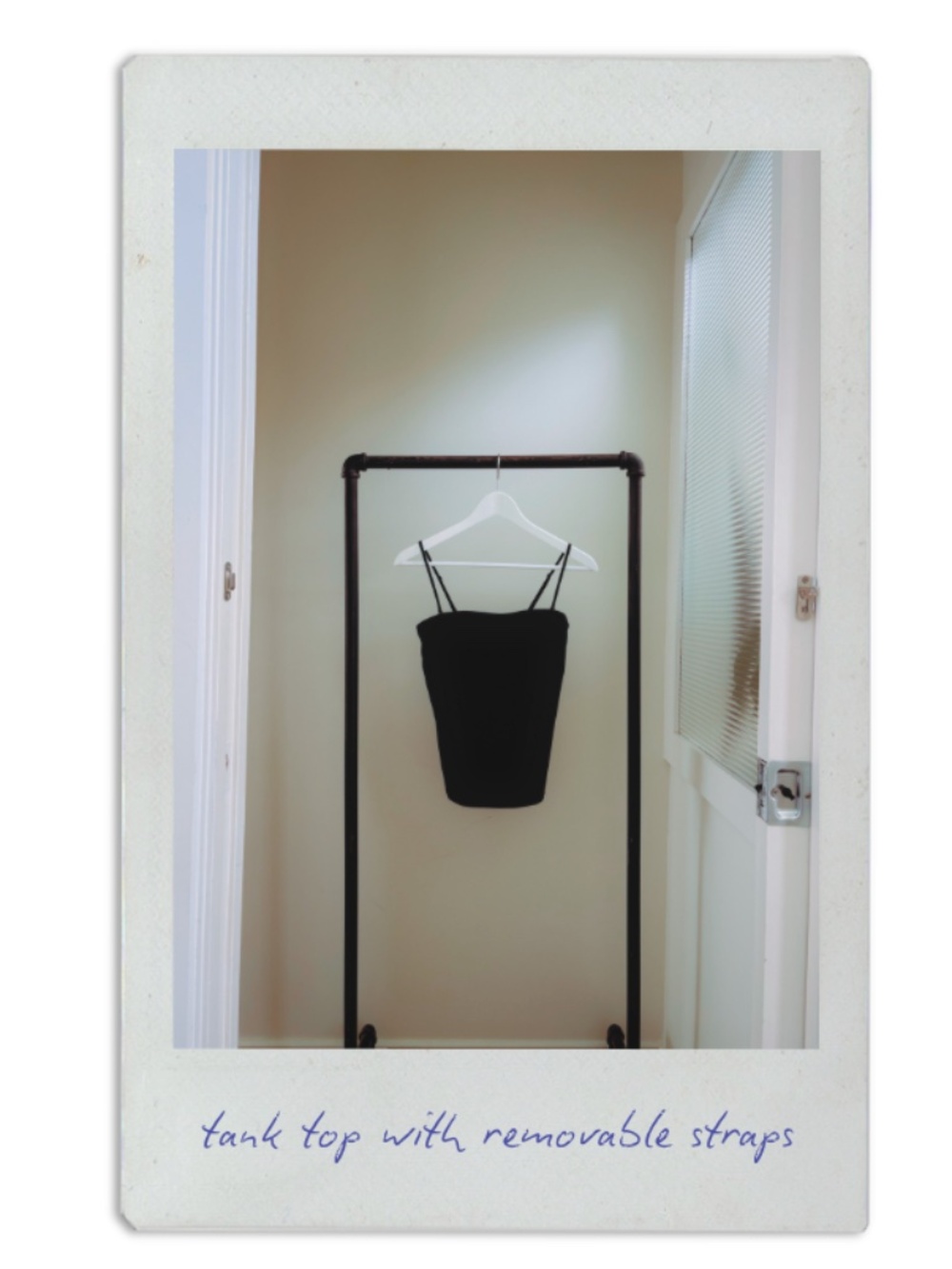 tank/tube top with removable straps